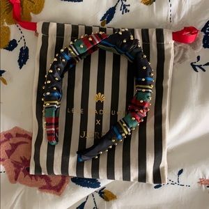 lele Sadoughi x j crew headband